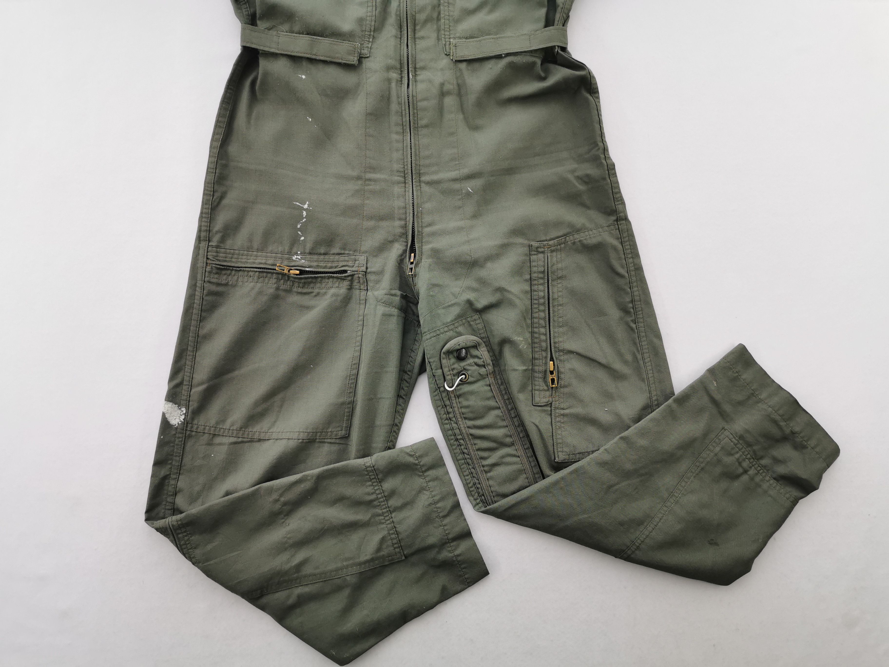 Vintage Distressed Vintage 80s US Army Flyer's CWU-27P Coveralls Size US 32 / EU 48 - 5 Thumbnail