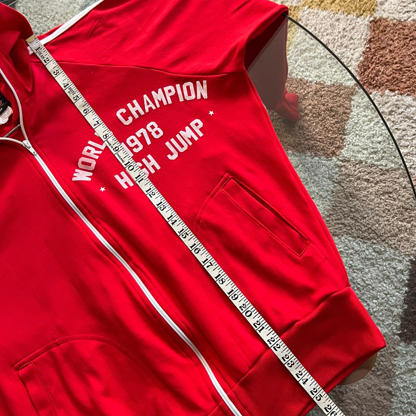 Vintage 70s Track Jacket | World Champion 1978 High Jump | Size L Size US L / EU 52-54 / 3 - 11 Thumbnail
