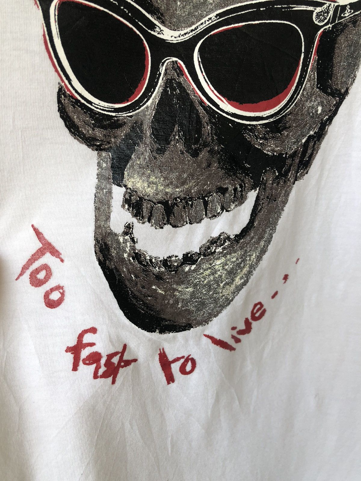 Vivienne Westwood Rare❗️Vivienne Westwood Skull Printed Short Sleeve T-shirt Size M / US 6-8 / IT 42-44 - 12 Thumbnail
