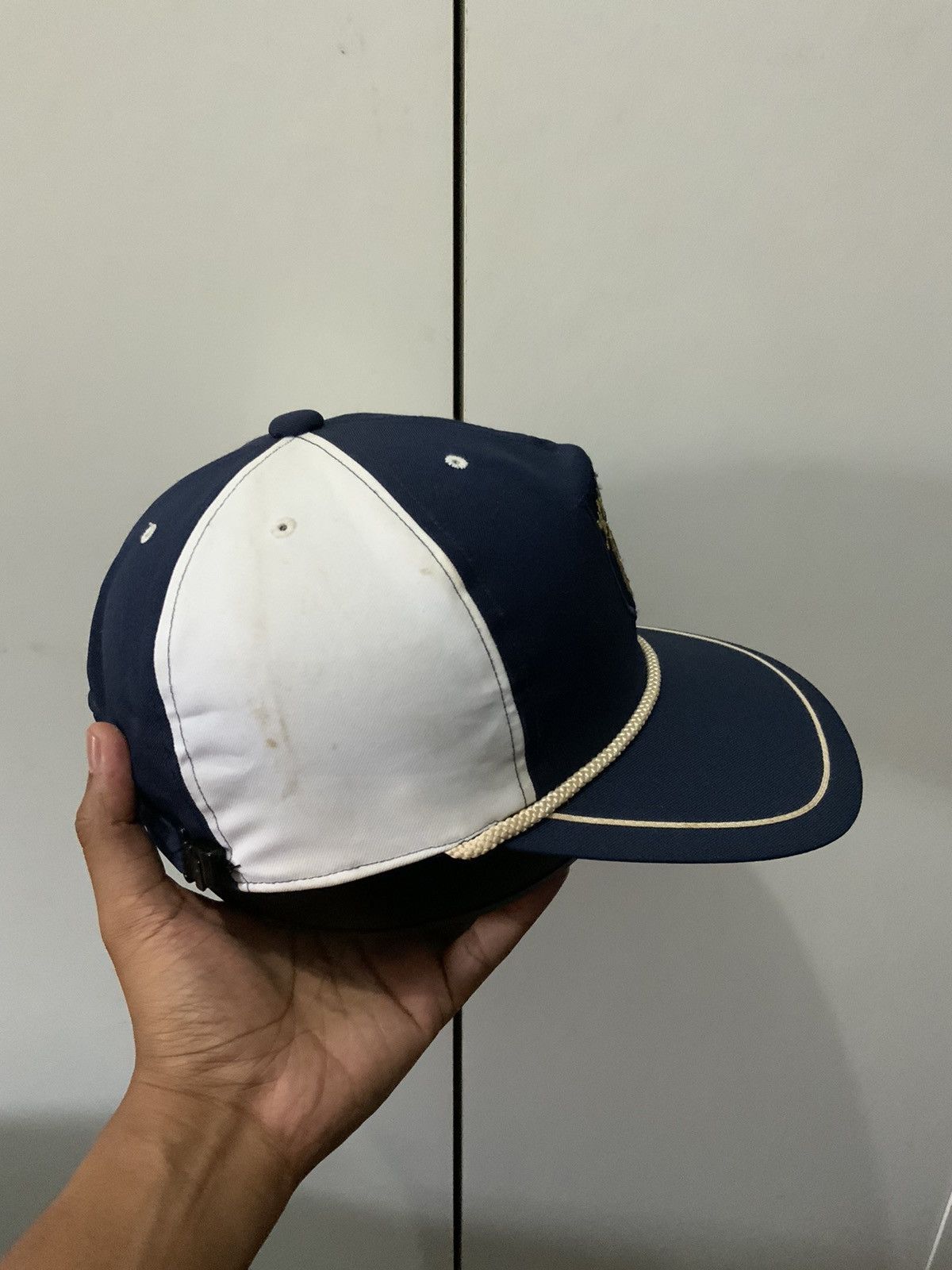 Japanese Brand Vintage Japan Indigo White Zipper Hat Size ONE SIZE - 4 Thumbnail