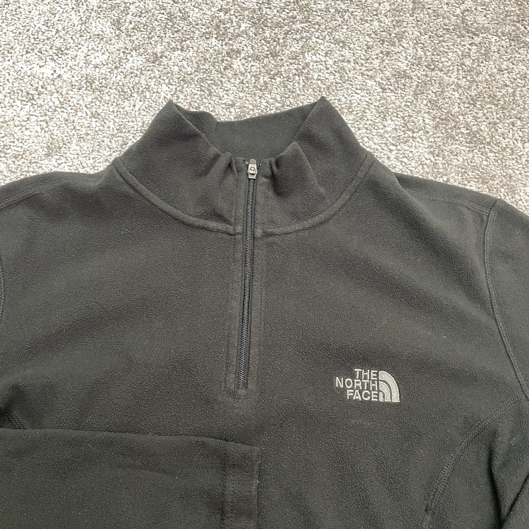 The North Face The North Face Glacier TKA100 Fleece Jacket Womens Medium Black 1/4 Zip Outdoor Size M / US 6-8 / IT 42-44 - 3 Thumbnail