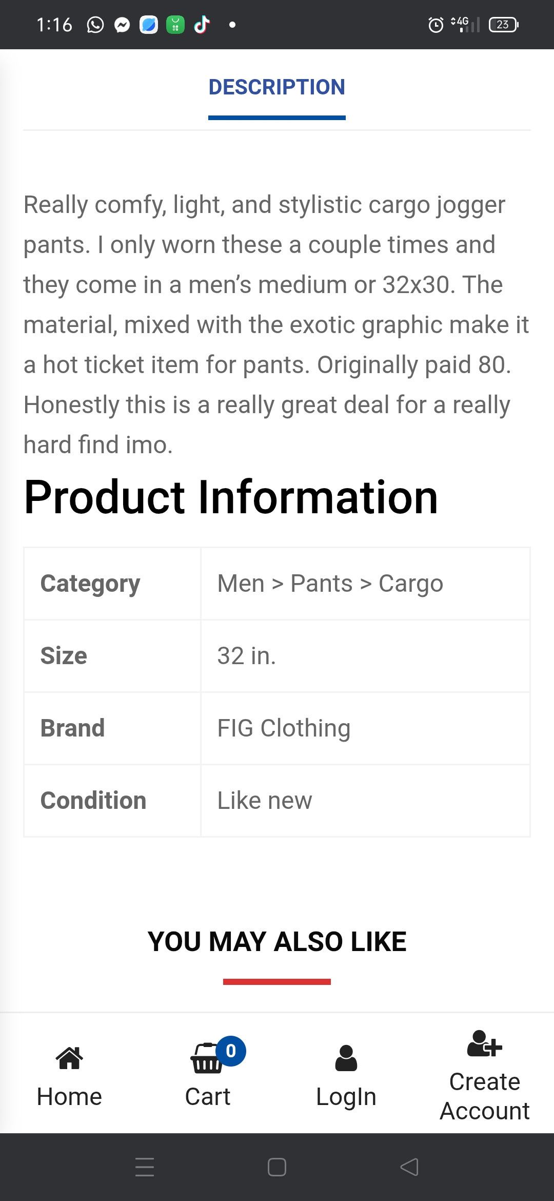 Le Grande Bleu (L.G.B.) Subcrude LA Fontaine Nylon Jogger PAnts🌟 Size US 30 / EU 46 - 6 Thumbnail