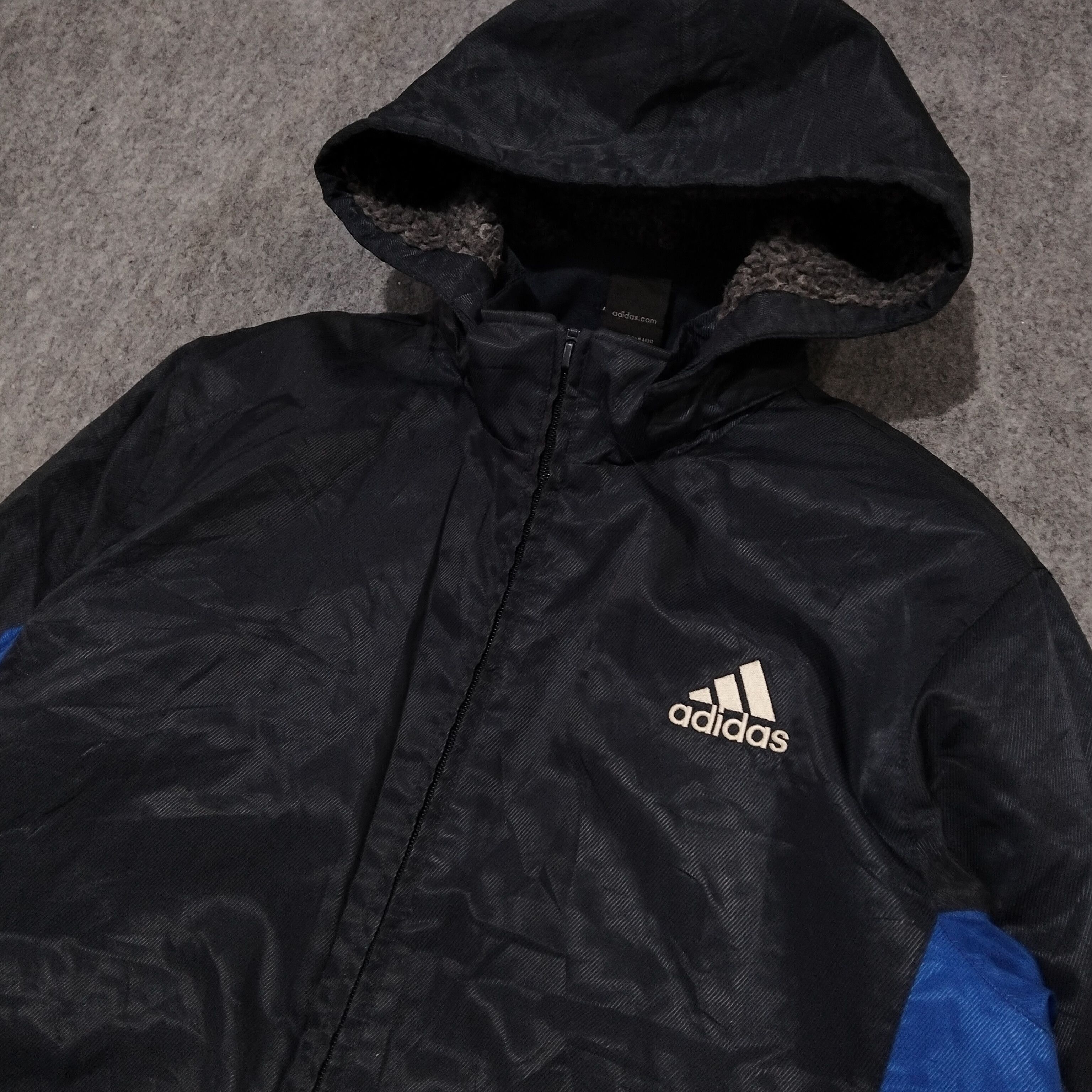 Adidas × Vintage 🔥 VTG Y2K Adidas Big Logo Japan Team Long Coat / Parka 🔥 Size US L / EU 52-54 / 3 - 12 Thumbnail