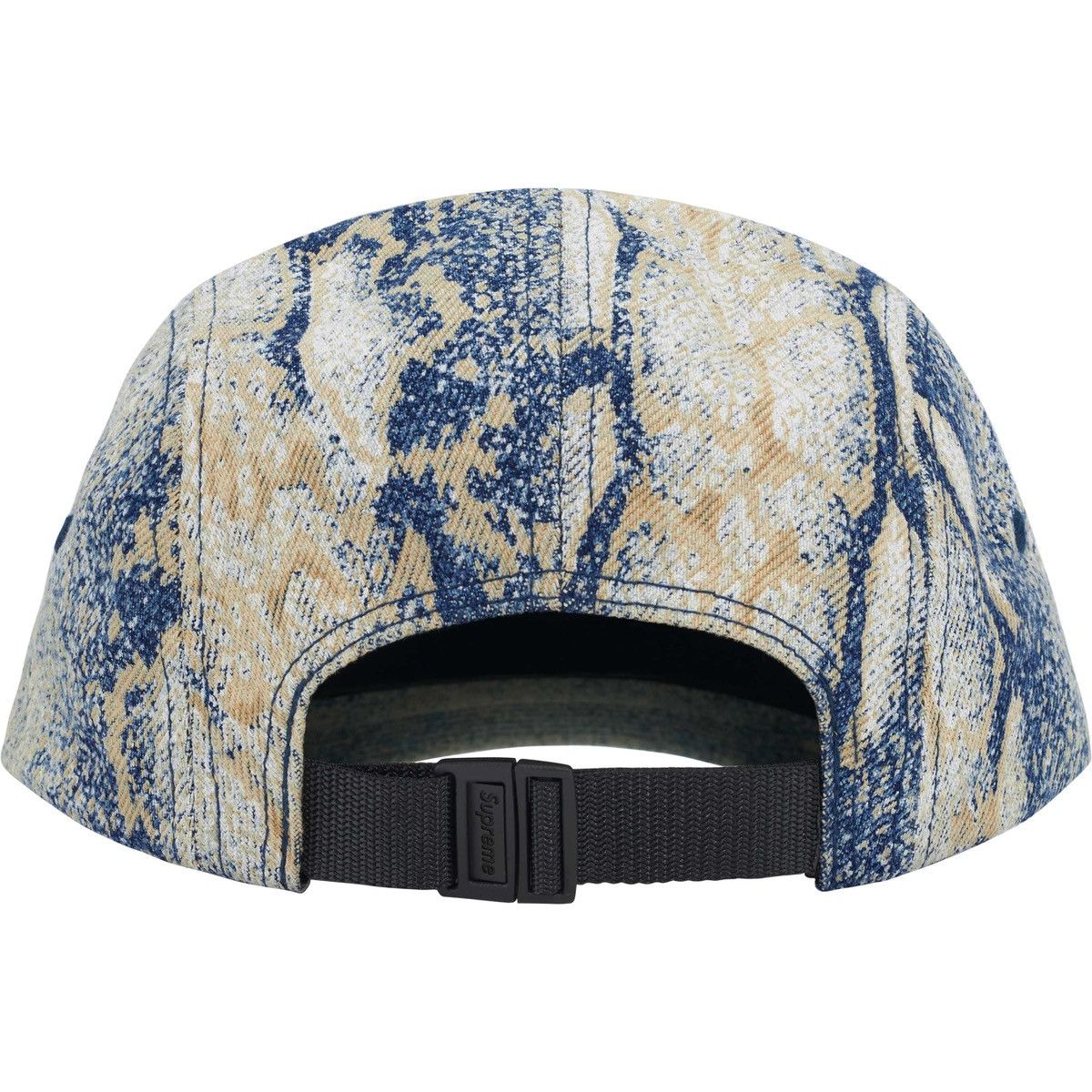 Supreme Supreme Denim Camp Cap Box Logo Hat in Snake Print FW24 