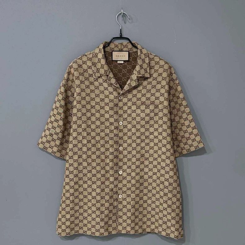 Gucci Gucci Old flower full-print short-sleeved shirt 2506-Nextar Size US M / EU 48-50 / 2 - 1 Thumbnail