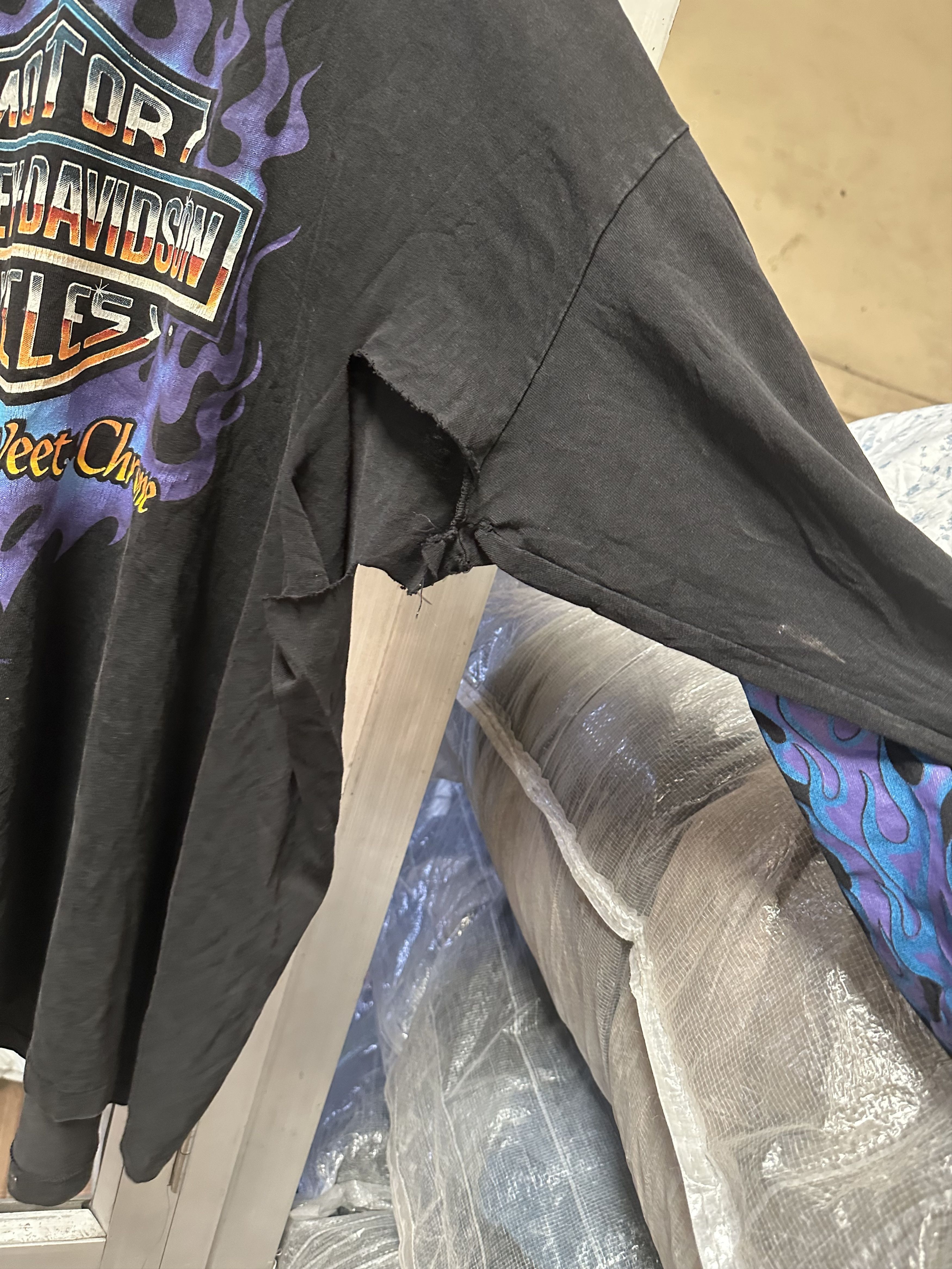 Harley Davidson Vintage Harley-Davidson T-Shirt “Chrome Sweet Chrome” Black Size US XXL / EU 58 / 5 - 10 Thumbnail