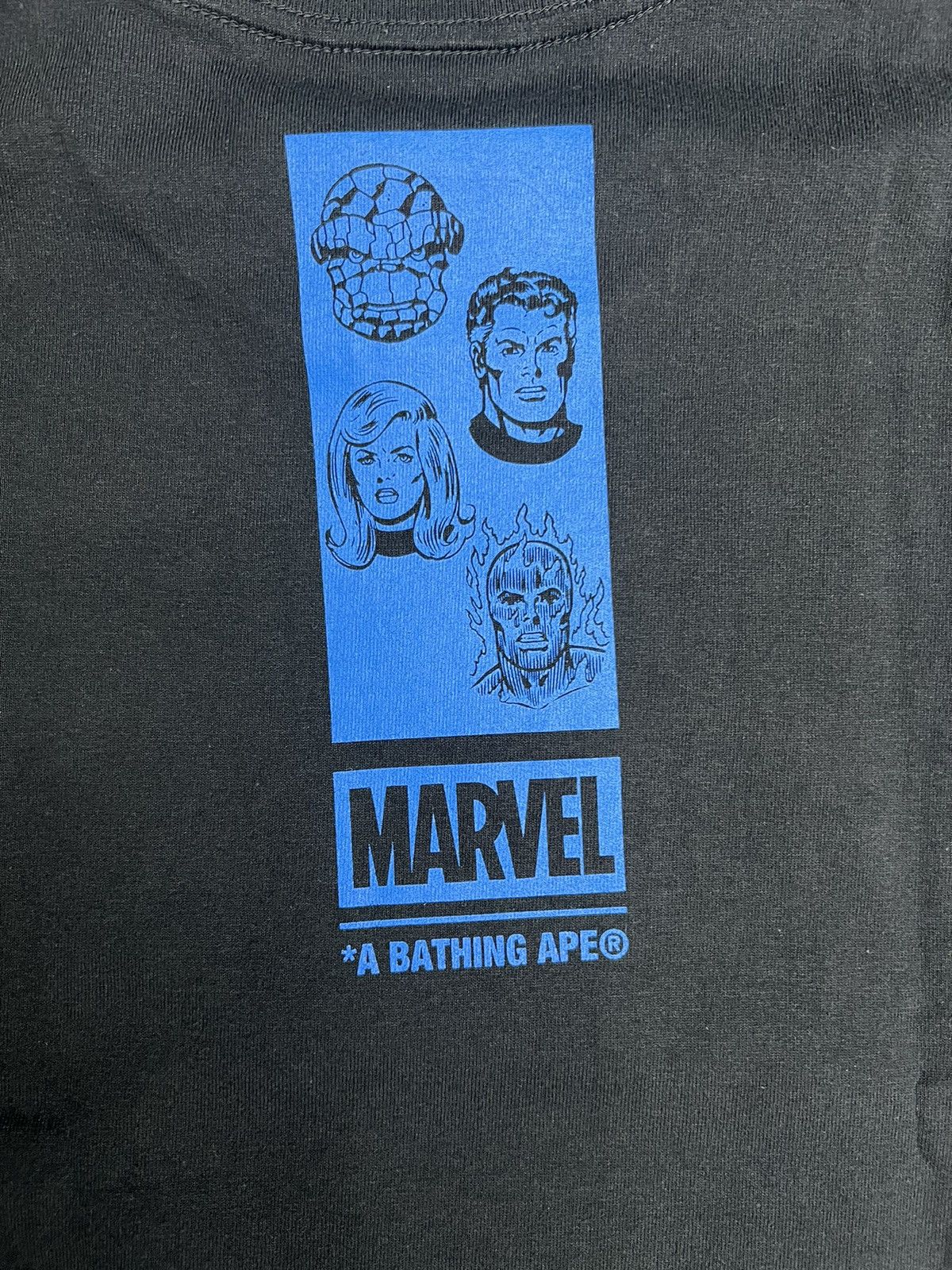 Bape × Marvel Comics Bape x Marvel Fantastic 4 Logo T-Shirt Size US L / EU 52-54 / 3 - 5 Thumbnail
