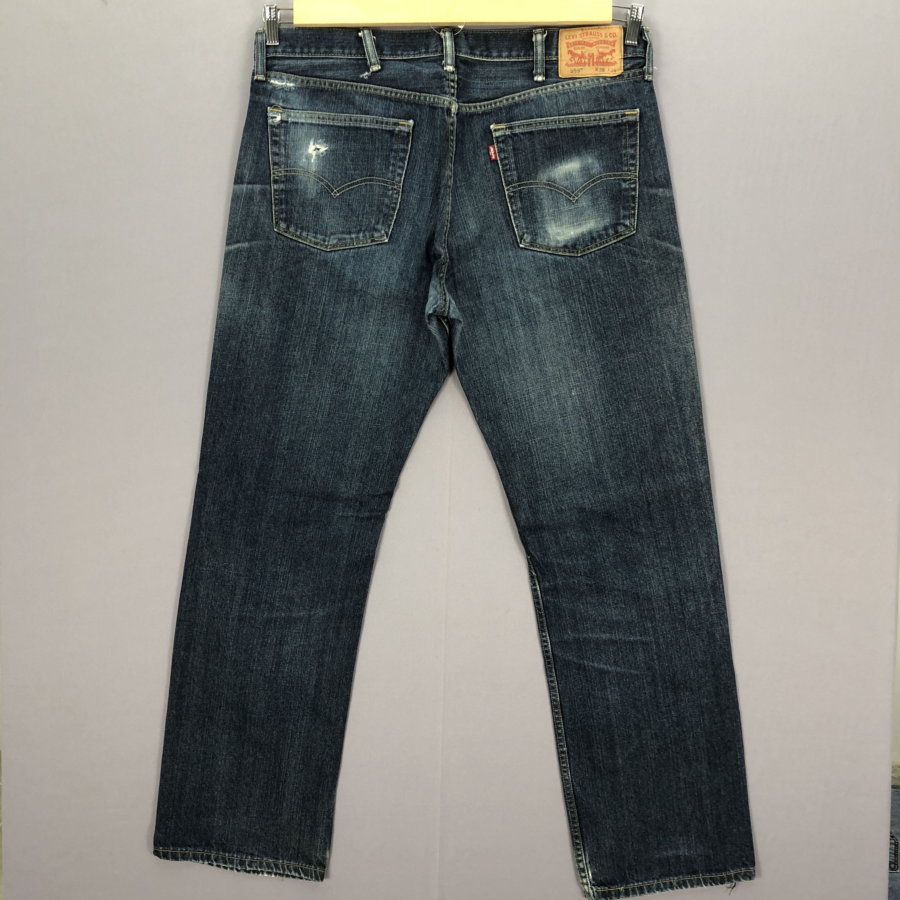 Levi's Vintage Baggy Levis 559 Jeans Levi's Blue Wash Denim Pant Size US 38 / EU 54 - 2 Thumbnail