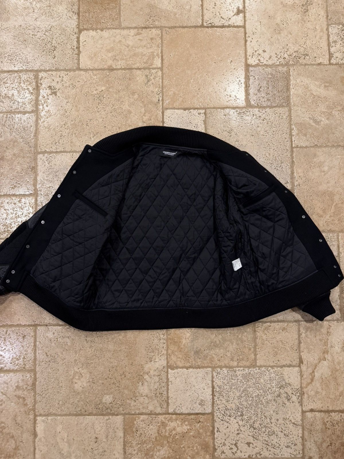 Undercover Undercover Black A Wolf Will Never Be A Pet Varsity Jacket Size US M / EU 48-50 / 2 - 20 Thumbnail