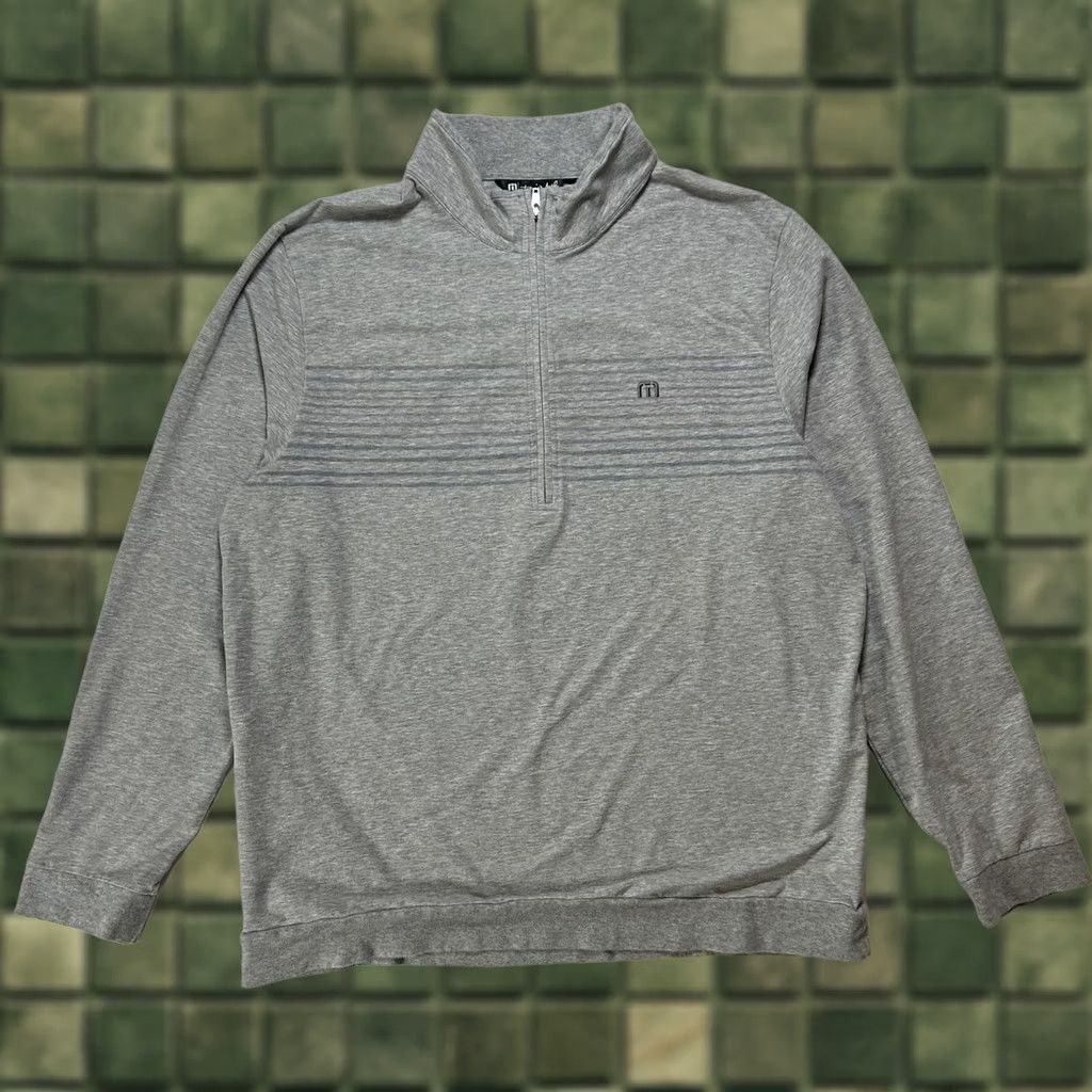 TravisMathew Travis Mathew Pullover Mens Large Gray Golf Athletic Performance Golfing Size US L / EU 52-54 / 3 - 1 Thumbnail