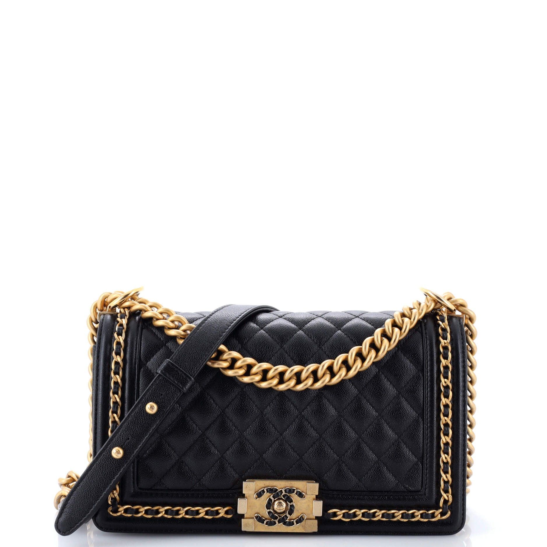 Chain Around Boy Flap Bag