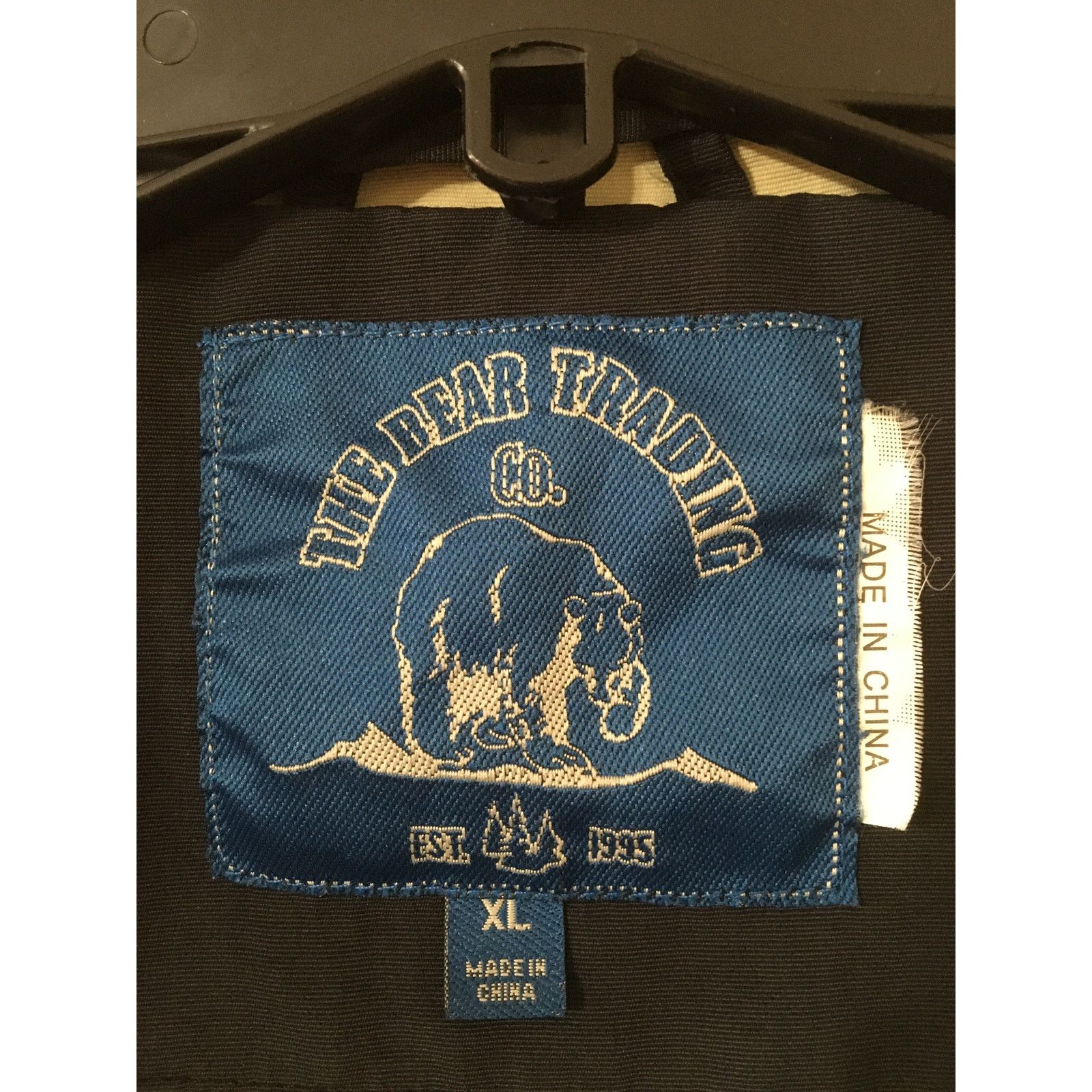 Other The Bear Trading Co XL Black Tan Windbreaker Bomber Jacket Size US XL / EU 56 / 4 - 6 Thumbnail