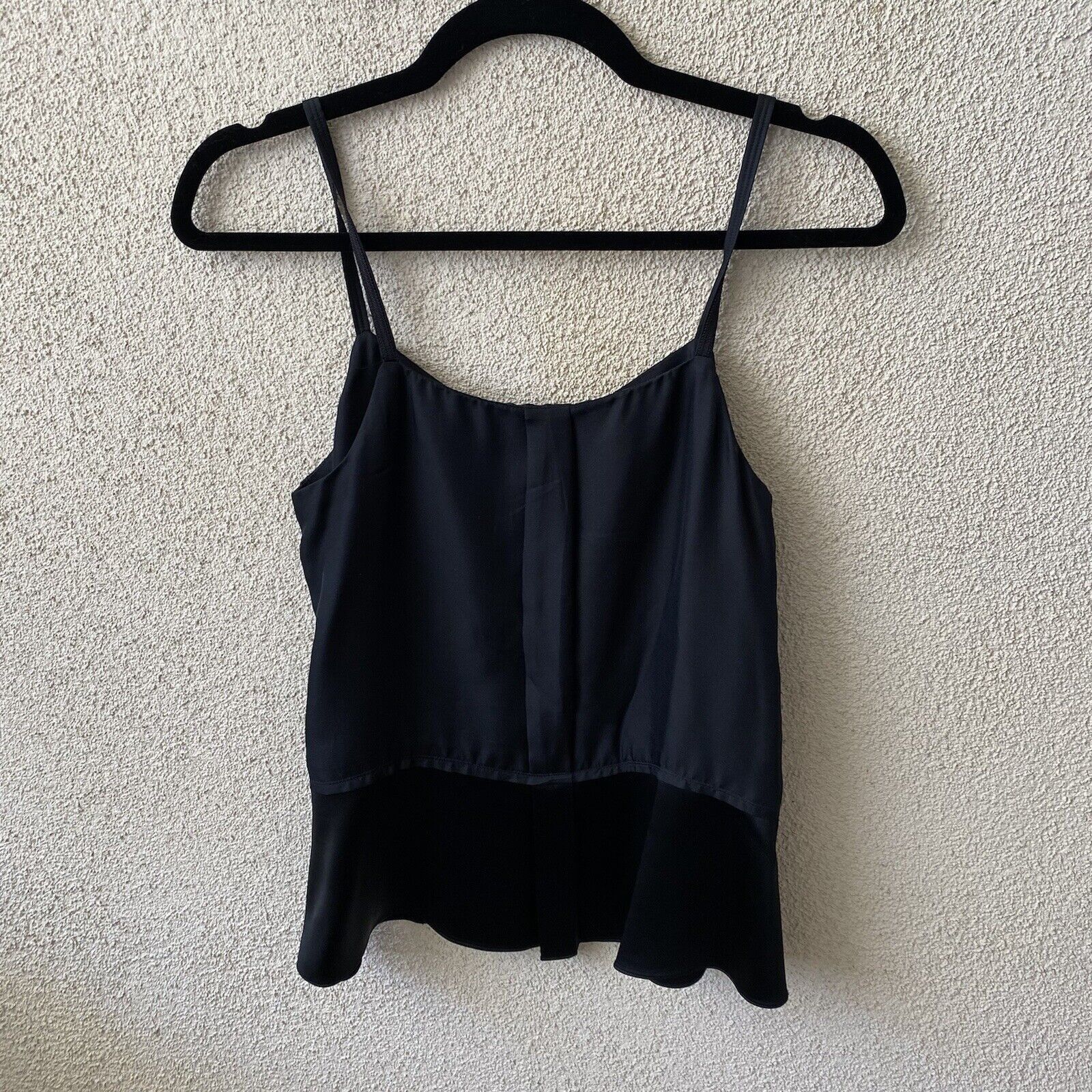 Rag & Bone Rag & Bone Womens Top Black Satin Sleeveless Blouse Two Tone Size XS / US 0-2 / IT 36-38 - 6 Thumbnail