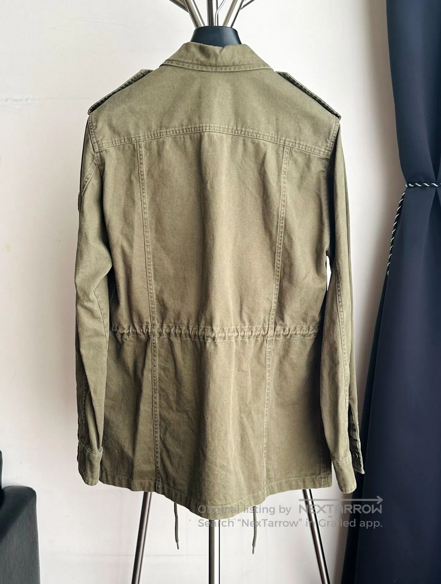 Saint Laurent Paris Saint Laurent Olive Green Hunting Jacket. Size US S / EU 44-46 / 1 - 2 Thumbnail