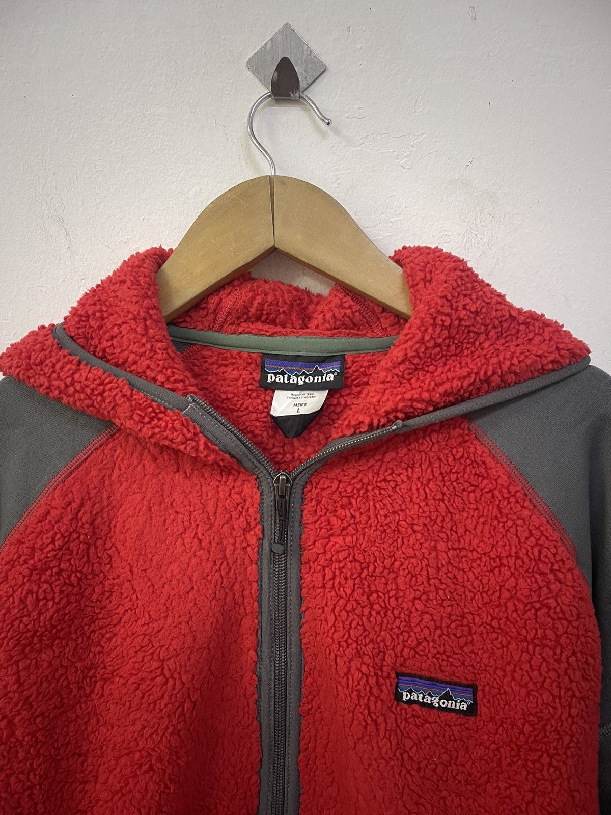 Patagonia Polartec Patagonia Hybrid Sherpa Fleece Hooded Jacket Size US L / EU 52-54 / 3 - 5 Thumbnail