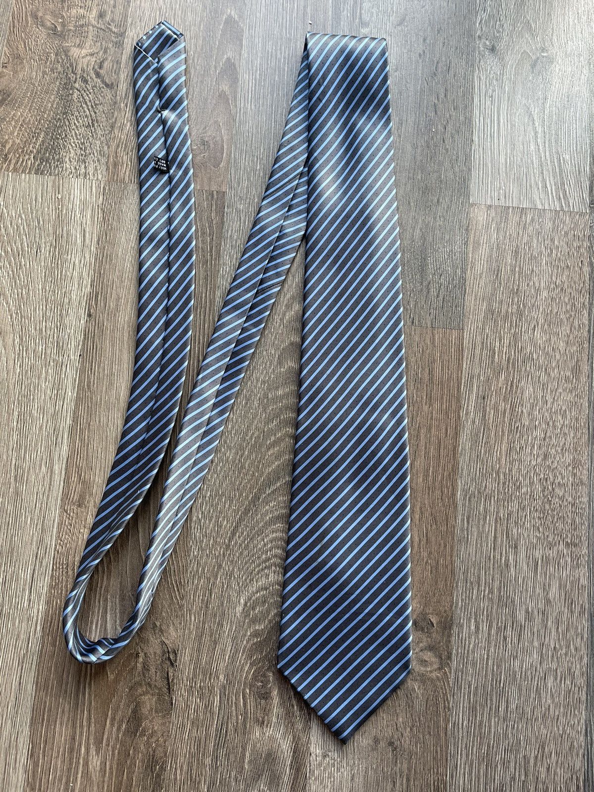 Stefano Ricci very beautiful STEFANO RICCI Blue Geometric Tie Silk Italy Size ONE SIZE - 7 Thumbnail