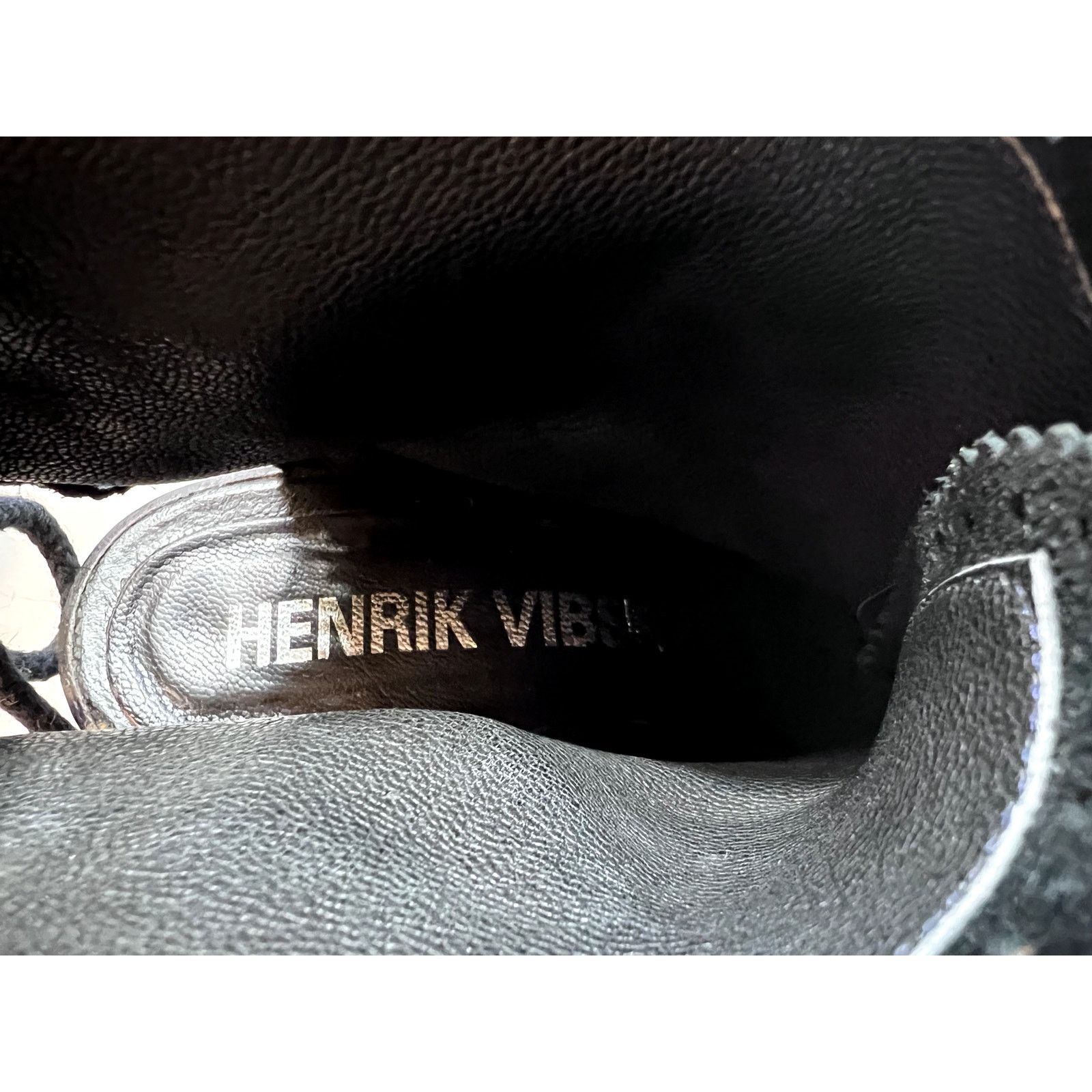 Henrik Vibskov ARCHIVE 2014 Henrik Vibskov Blk Leather Lace-Up Heels Sz 9 Size US 9 / IT 39 - 4 Thumbnail