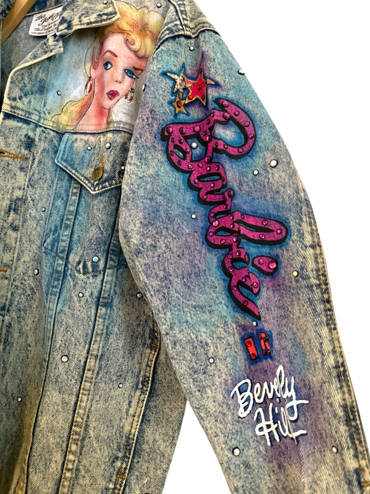 Designer 1987 Tony Alamo Barbie Shopping Beverly Hills Denim Jacket M Size M / US 6-8 / IT 42-44 - 6 Thumbnail