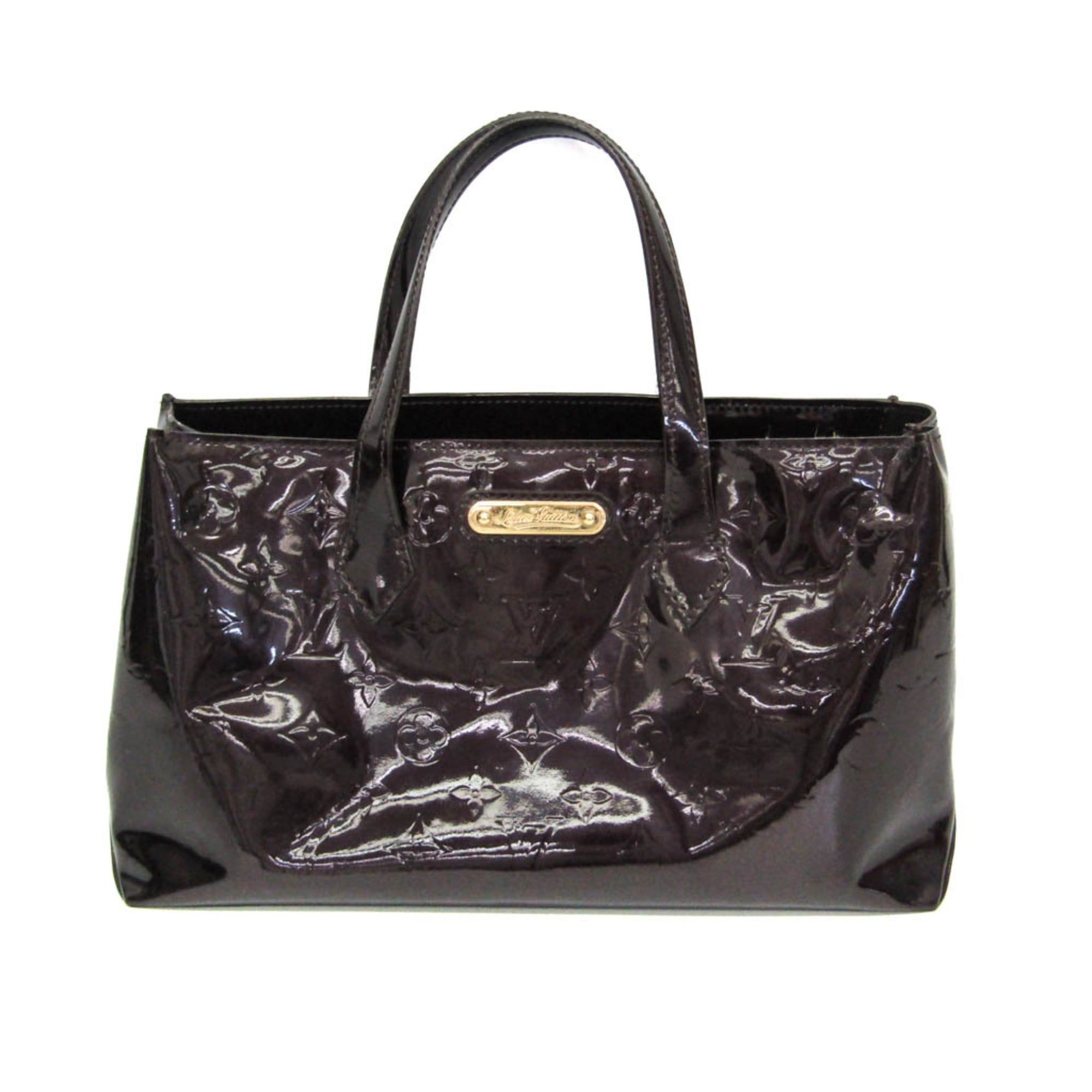 Louis Vuitton Louis Vuitton Monogram Vernis Wilshire PM M93641 Women's Handbag Amarante Size ONE SIZE - 1 Thumbnail