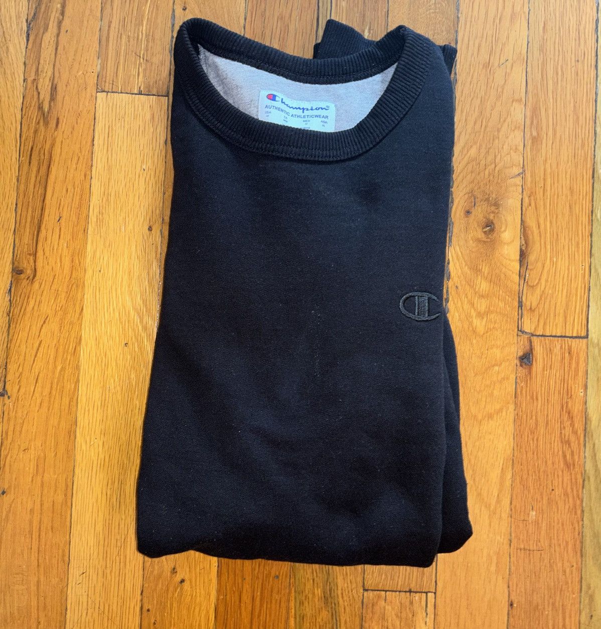 Champion Champion crew neck size medium in black Size US M / EU 48-50 / 2 - 2 Thumbnail