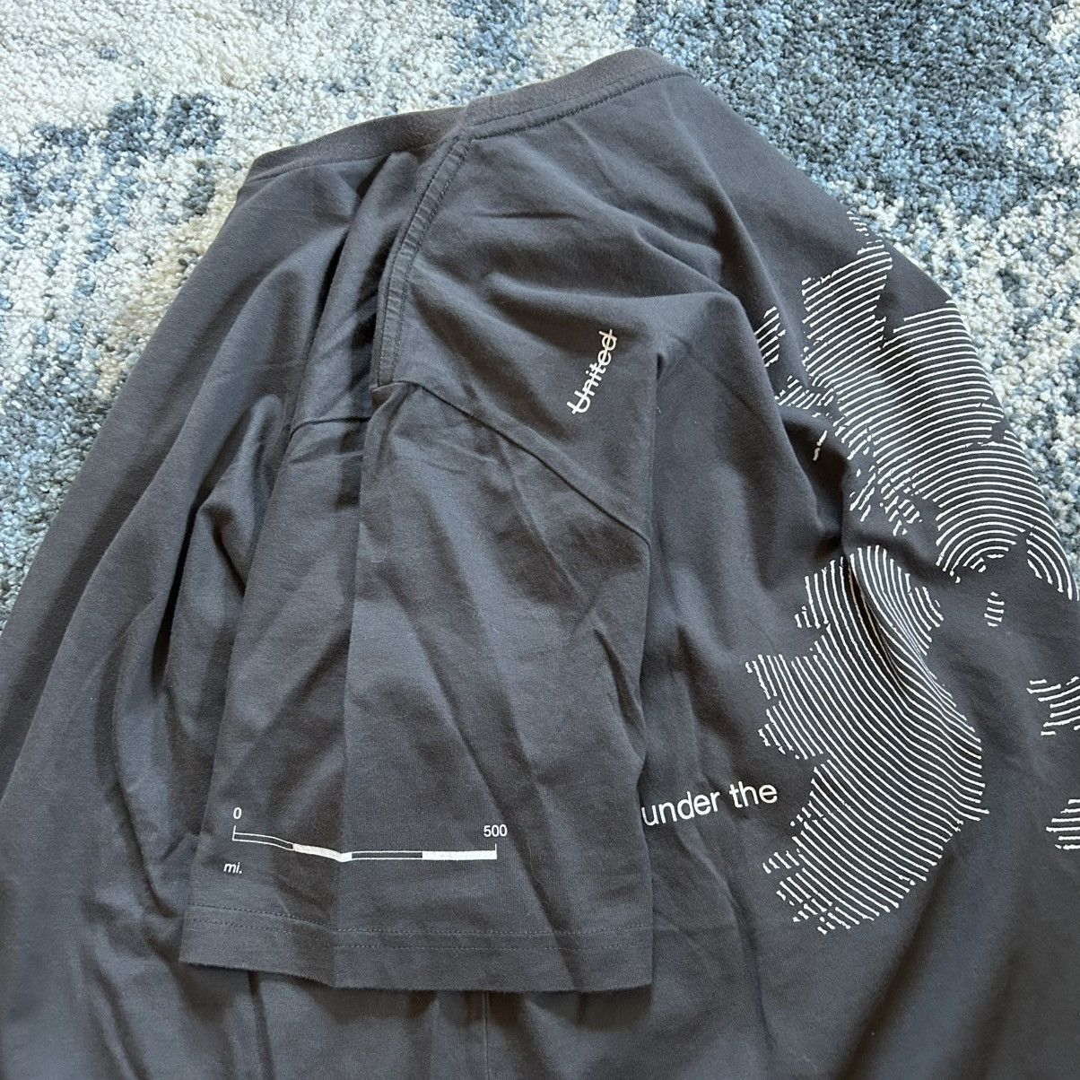 Stampd CHRiS STAMP UNiTED UNDER THE CROWN LiNE MAP MONOCHROME GOTH Size US M / EU 48-50 / 2 - 7 Thumbnail