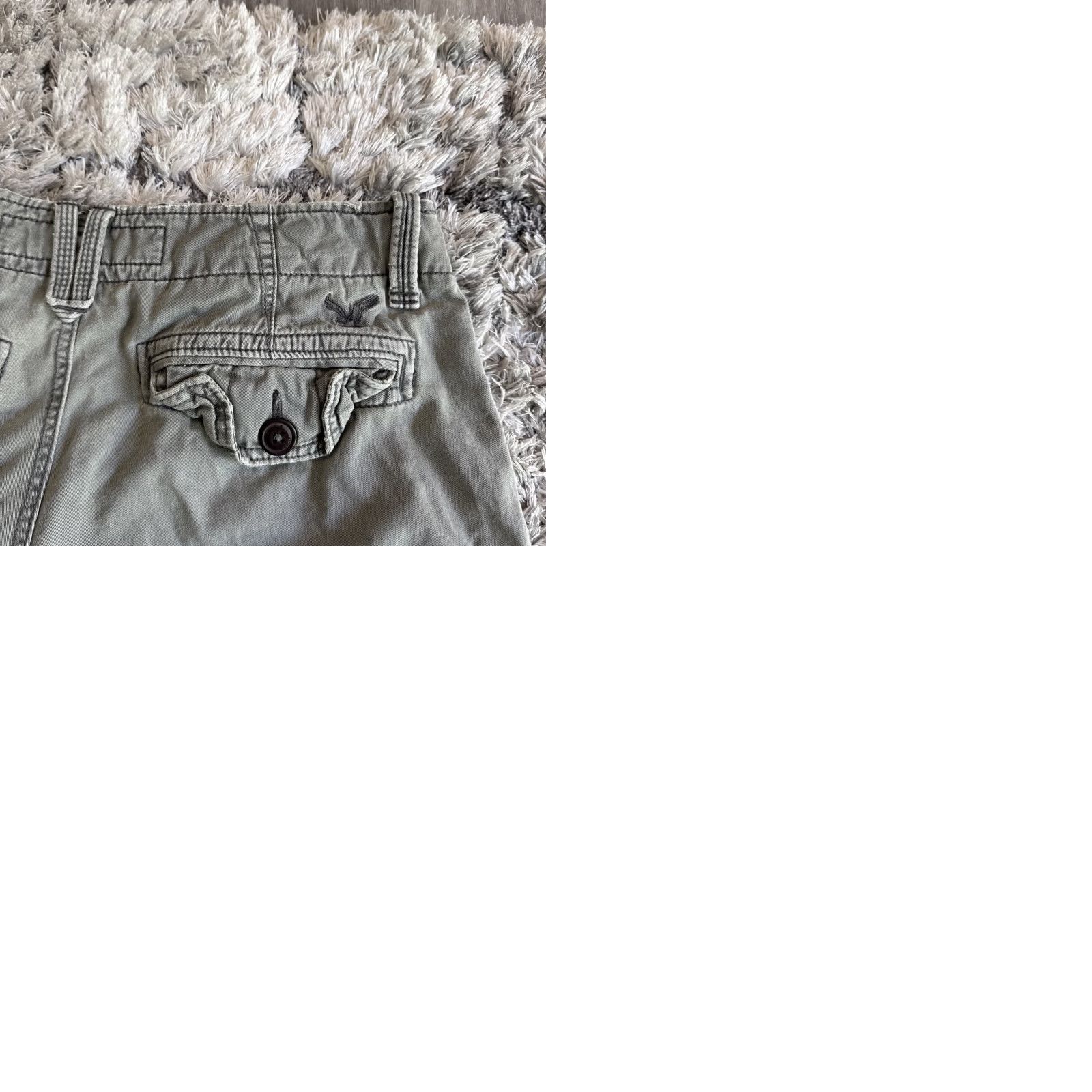 American Eagle Outfitters VINTAGE American Eagle Outfitters Cargo Shorts Men Sz 30 Green Hip Hop Cargo Pockets 00’s Size US 30 / EU 46 - 9 Thumbnail