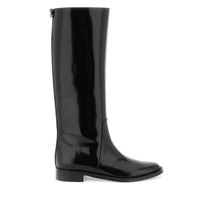 image of Saint Laurent Paris O1S22I1N0524 Hunt Boots In Black, Women's (Size 7)