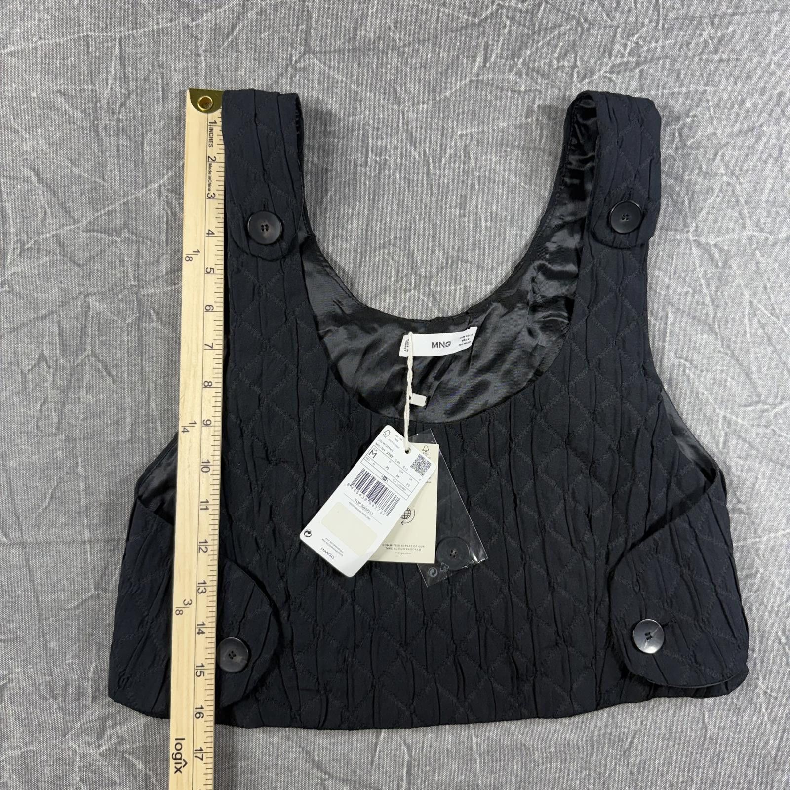 Other MNG by Mango Shirt Women's M Black NWT Size M / US 6-8 / IT 42-44 - 4 Thumbnail