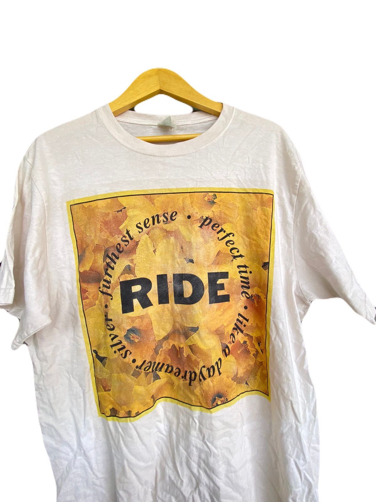 Band Tees Vintage Ride T-Shirt 90s Size US L / EU 52-54 / 3 - 3 Thumbnail