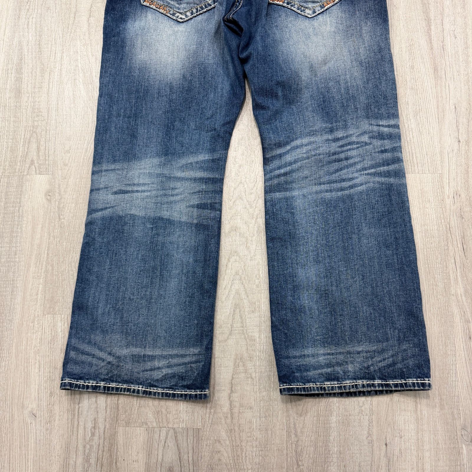 Rock Revival Rock Revival Remy Relaxed Straight Jeans 40 (Fits 40x32) Size US 40 / EU 56 - 12 Thumbnail