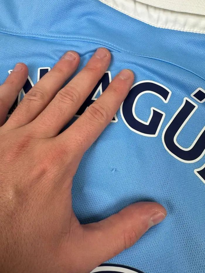 Nike Nike Manchester City 2015 2016 Kun Aguero #10 Home Jersey Size US S / EU 44-46 / 1 - 20 Thumbnail