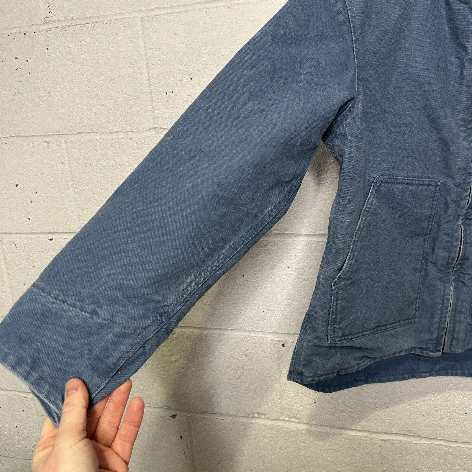Carhartt Carhartt Sherpa-Lined Canyon Jacket “French Blue” WJ022 FHB Size S / US 4 / IT 40 - 5 Thumbnail