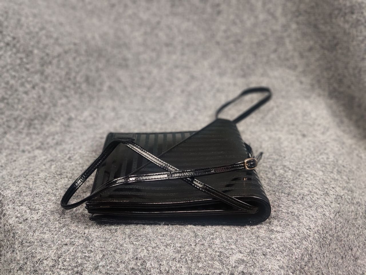 Fendi Vintage 80's Fendi Patent Leather Bag Crossbody Shoulder Size ONE SIZE - 9 Thumbnail