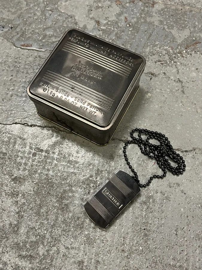 Jean Paul Gaultier Jean Paul Gaultier Steel Dog Tags Necklace Size ONE SIZE - 9 Thumbnail