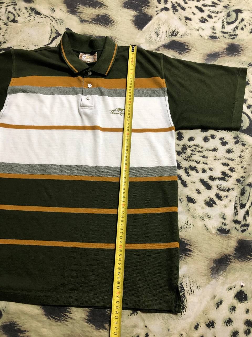 Burberry Vintage Thomas Burberry Striped Polo Size L Size US L / EU 52-54 / 3 - 9 Thumbnail