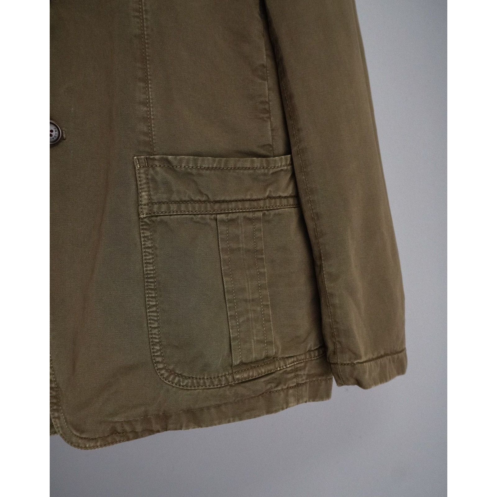 Prada Vintage prada 2006 black tab sport logo khaki work jacket Size US M / EU 48-50 / 2 - 7 Thumbnail