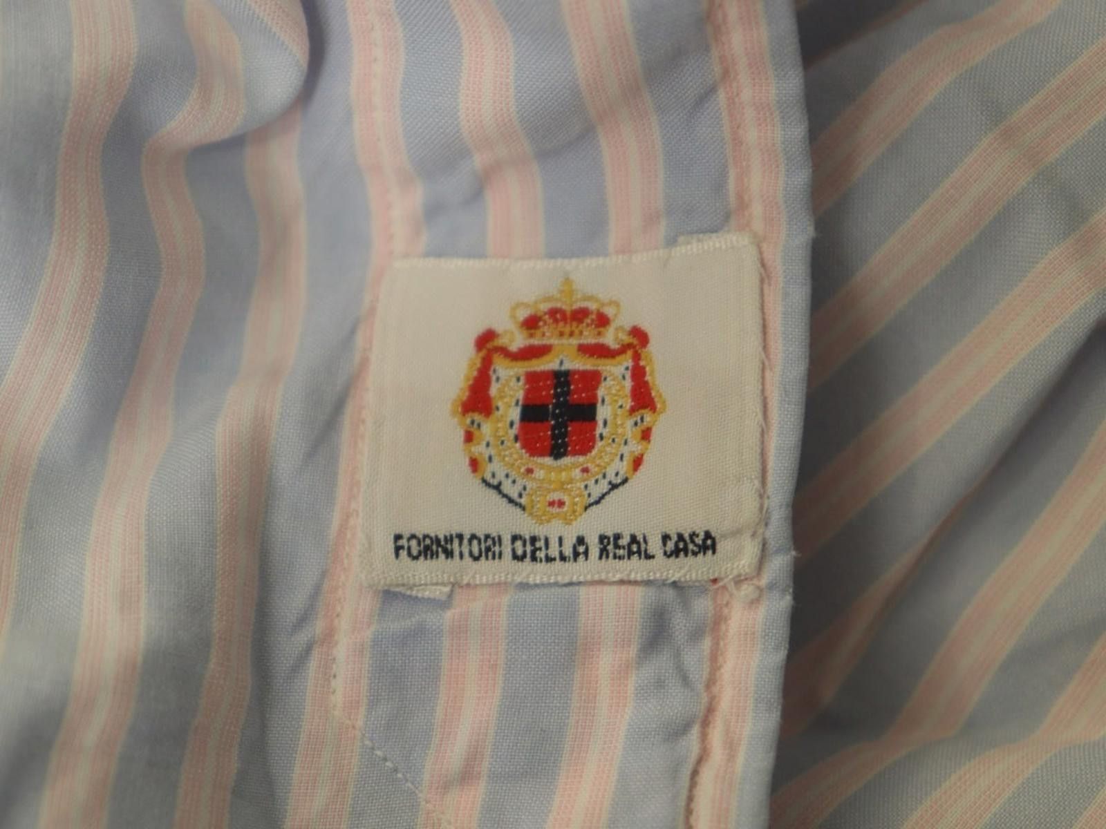 Luigi Borrelli Luigi Borrelli Napoli Blue White Striped Size 43 Size 38R - 11 Thumbnail