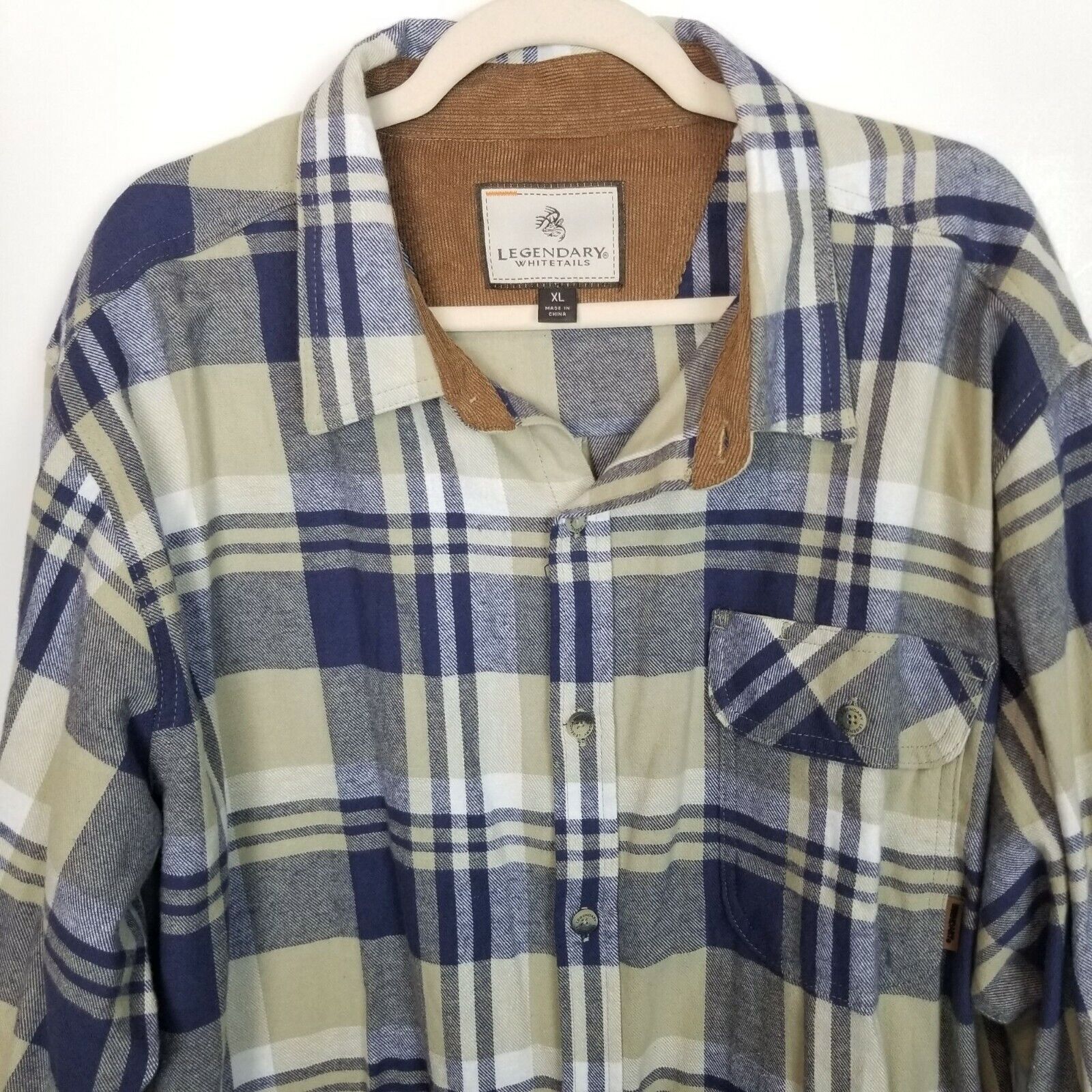 Legendary Goods Legendary Whitetails Mens Flannel Shirt Plaid Sz XL Gorpcore Size US XL / EU 56 / 4 - 2 Thumbnail