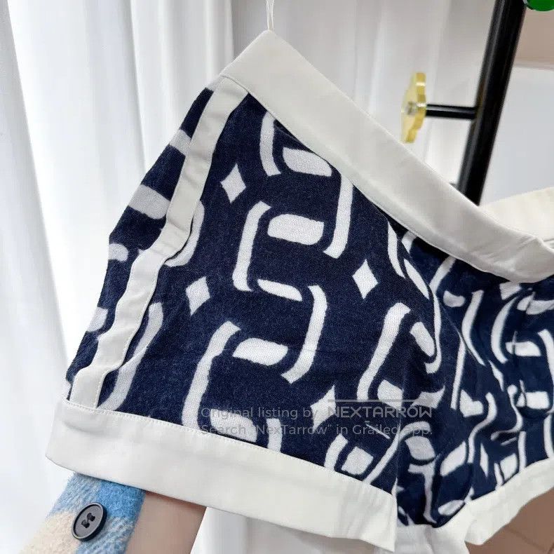 Hermes Hermes Lockchain patterned knit shorts Size 24" / US 00 / IT 34 - 6 Thumbnail