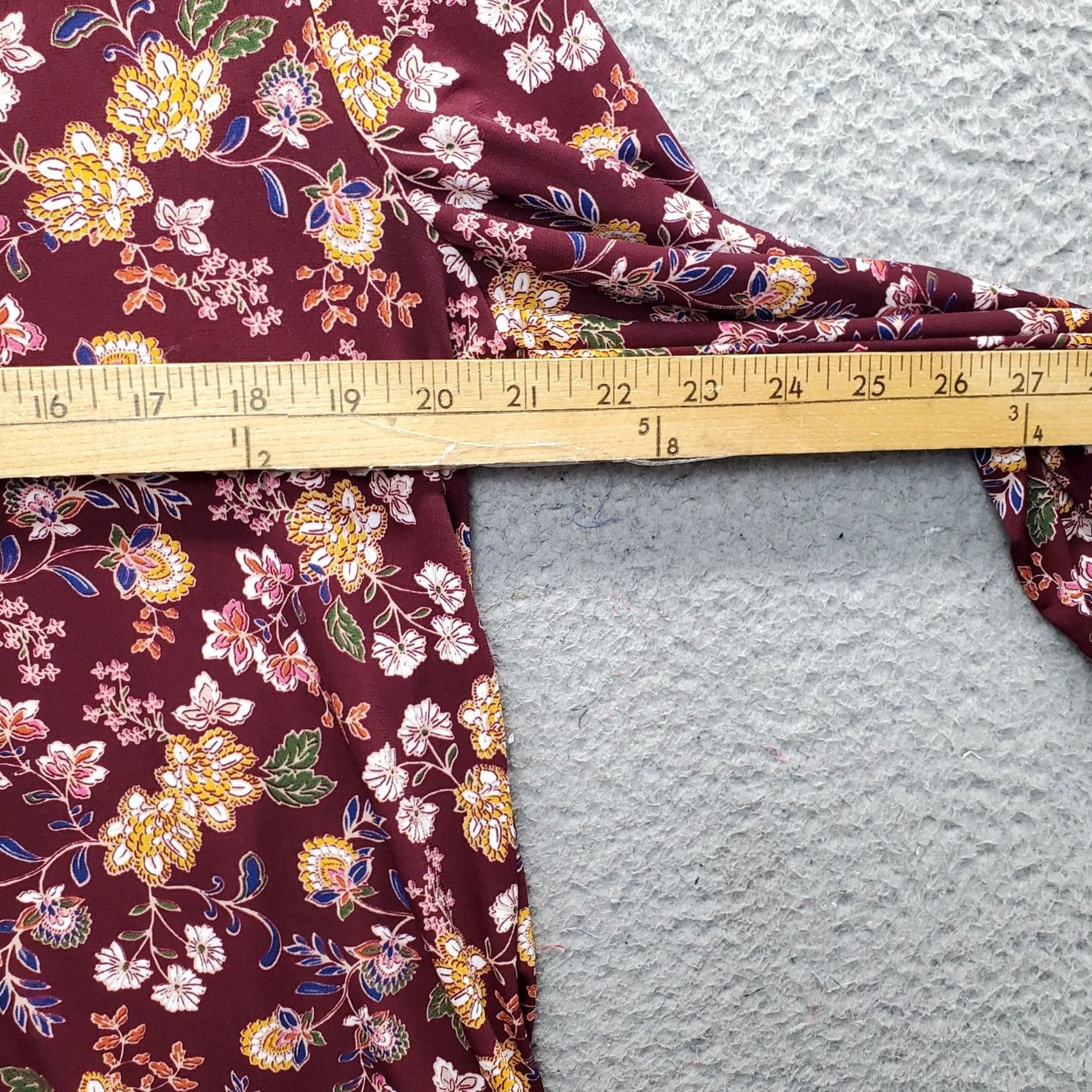 Vince Camuto Vince Camuto Tunic Blouse Top Womens M Floral Balloon Sleeve V-Neck Multicolor Shirt Size M / US 6-8 / IT 42-44 - 4 Thumbnail