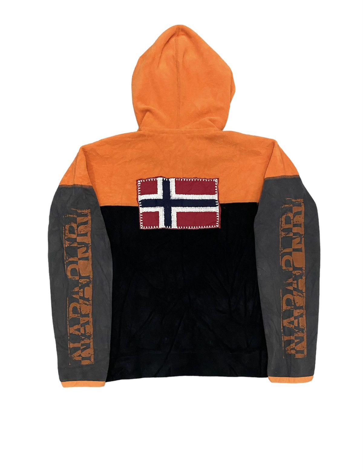 Napapijri Vtg Napapijri Fleece Color Block Big logo Size US S / EU 44-46 / 1 - 1 Thumbnail