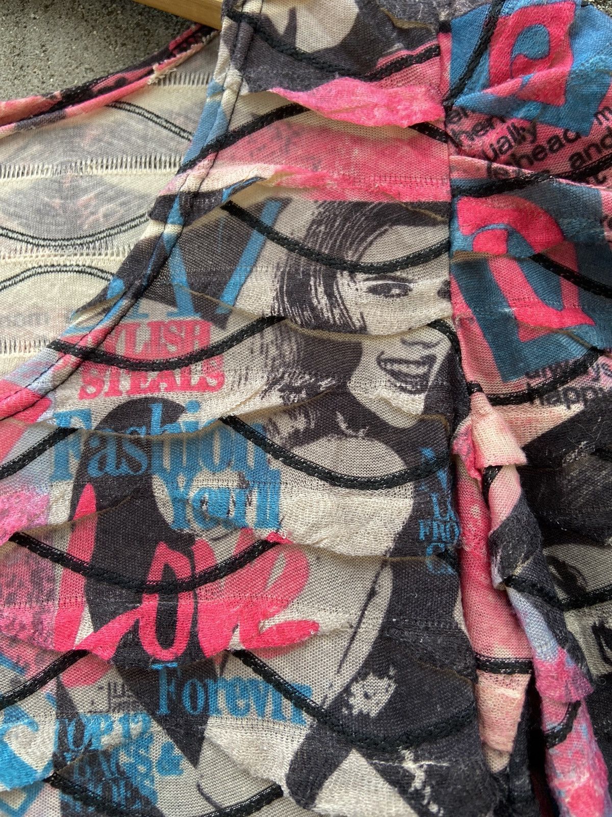 Beauty Beast × Hysteric Glamour × Japanese Brand 2000s newspaper women full print midi dress Size M / US 6-8 / IT 42-44 - 8 Thumbnail