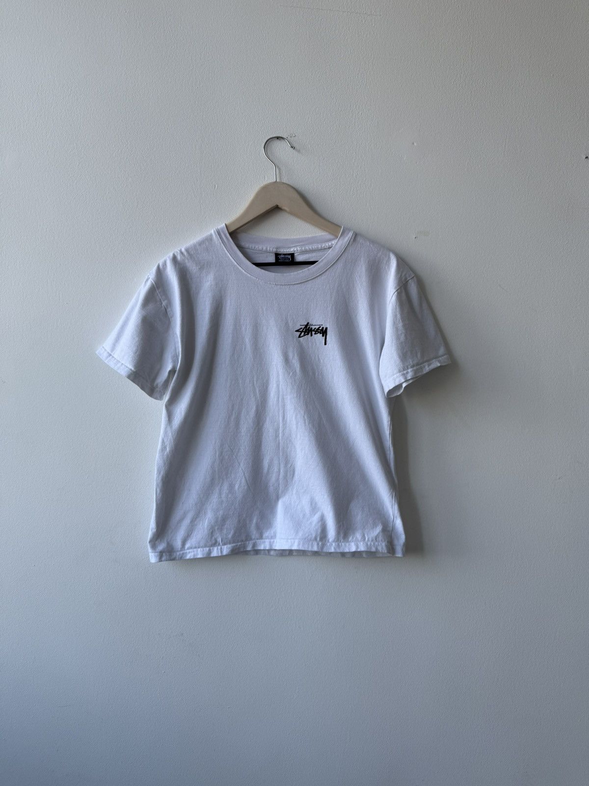 Stussy Stussy whit big logo t shirt Size US S / EU 44-46 / 1 - 2 Thumbnail
