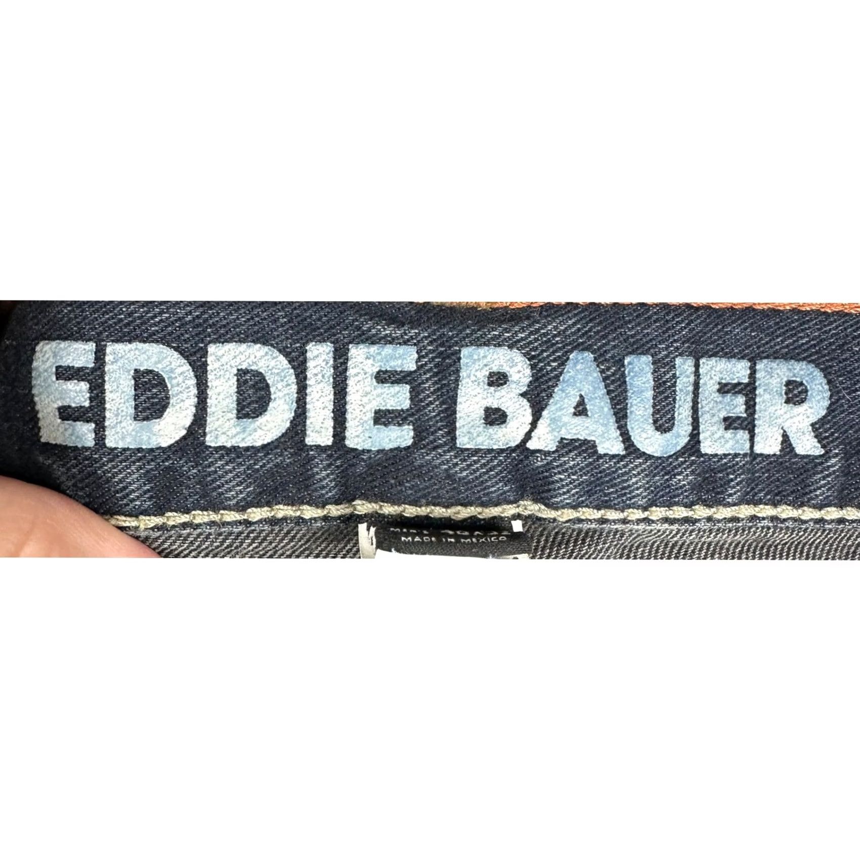 Eddie Bauer VINTAGE? No. Eddie Bauer H2Low Flex Jeans Mens 40X32 Blue Straight Classic Fit Dark Wash Size US 40 / EU 56 - 4 Thumbnail