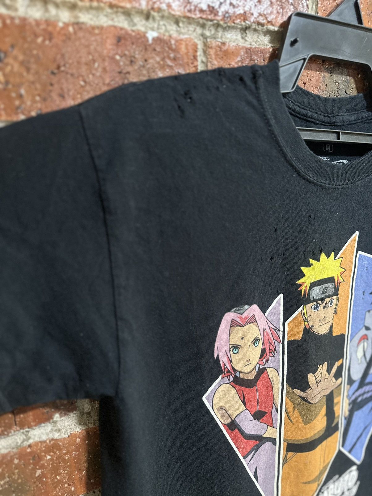 Anime Thrashed Naruto Shippuden Faded Tee Size US M / EU 48-50 / 2 - 8 Thumbnail