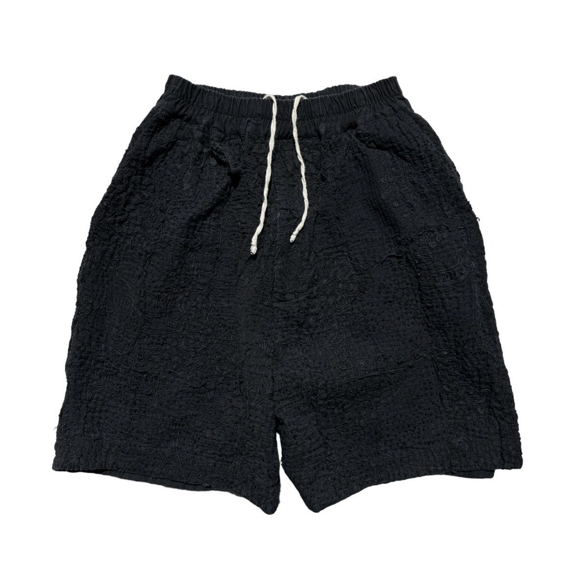 By Walid $900 Patchwork Boro shashiko shorts Size US 32 / EU 48 - 1 Thumbnail