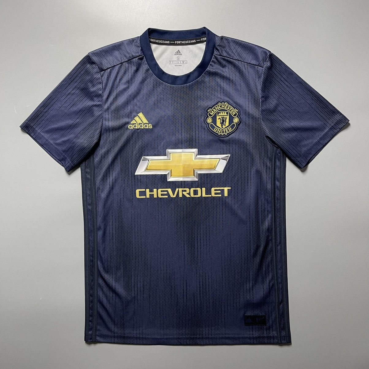 Adidas MAN UNITED ADIDAS 2018/2019 FOOTBALL THIRD JERSEY #8 MATA Size US S / EU 44-46 / 1 - 2 Thumbnail