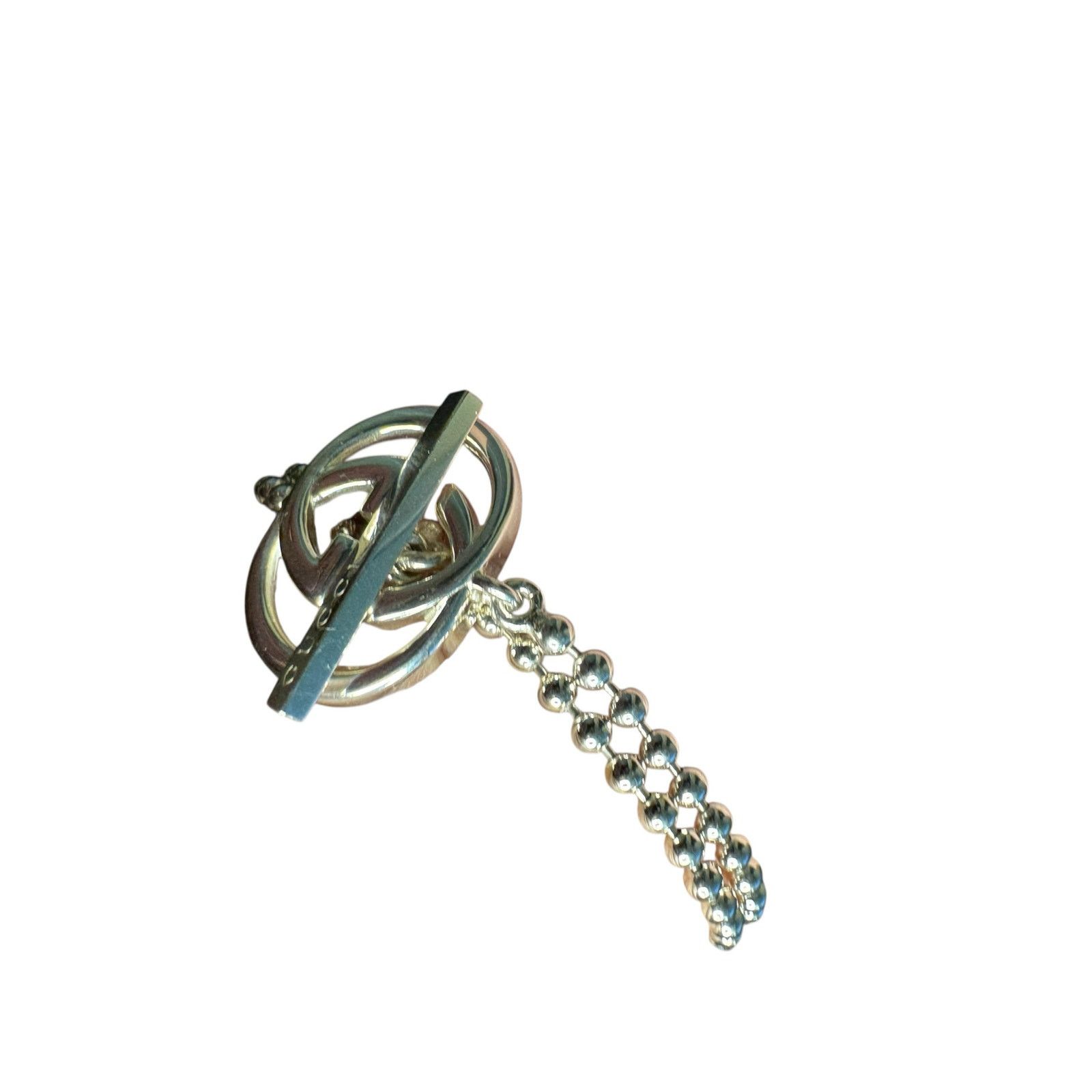 Gucci Gucci Sterling Silver Interlocking G Pendant Toggle Necklace Size ONE SIZE - 8 Thumbnail