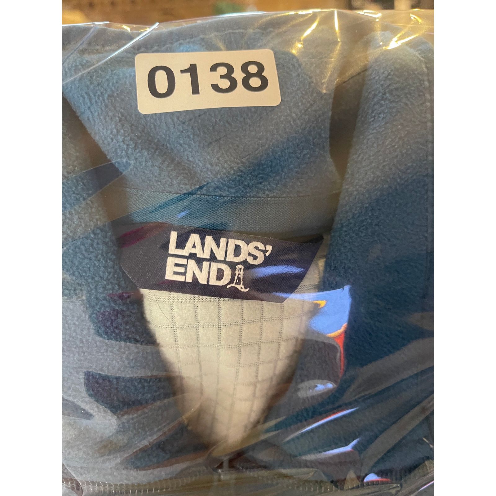 Lands' End Lands’ End Fleece Vest Blue Zip Lightweight Casual Layer Size S / US 4 / IT 40 - 8 Thumbnail