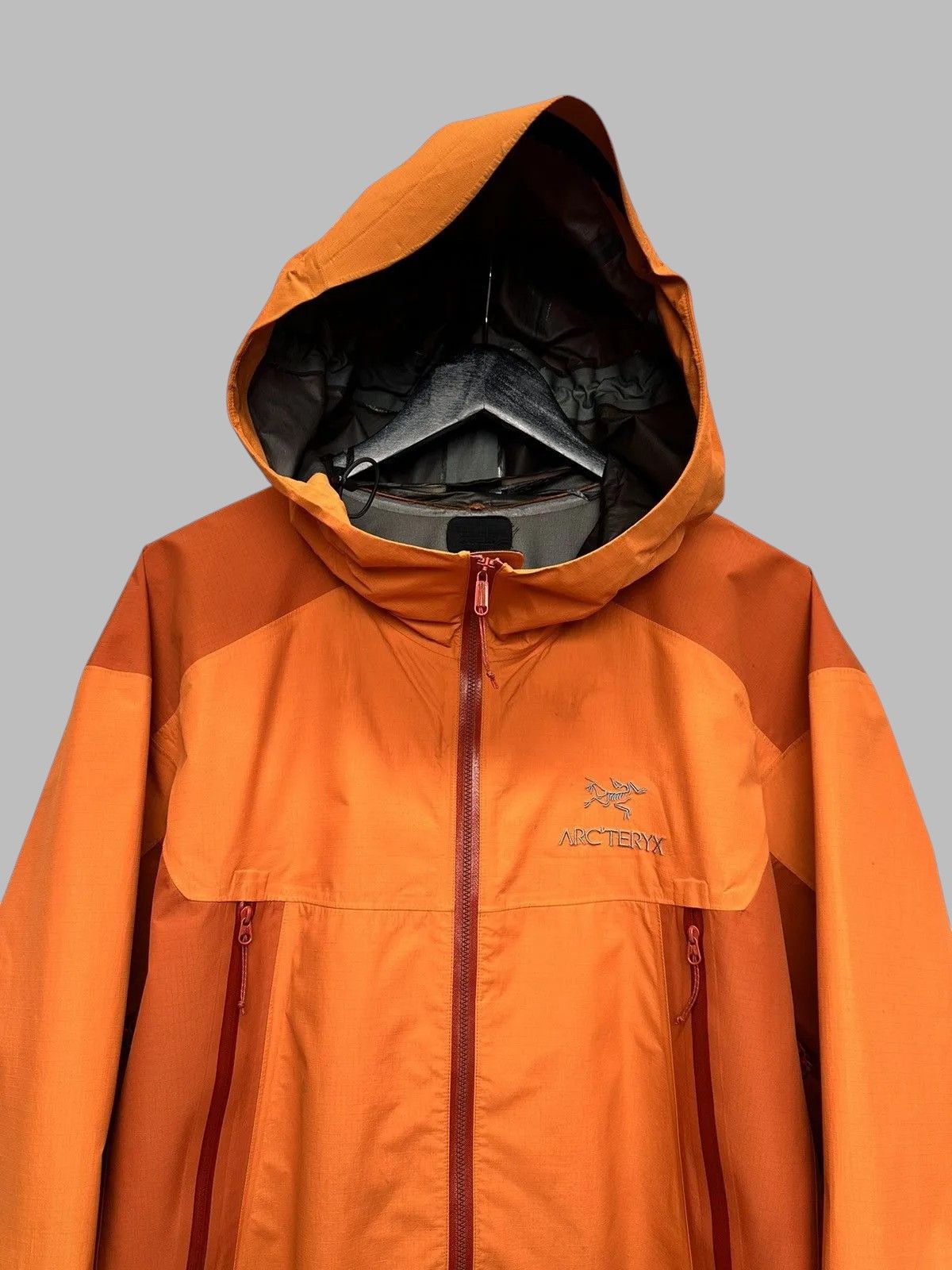 Goretex Arcteryx Jacket Orange Vintage Gore-tex Shell Outdoor Size US XL / EU 56 / 4 - 2 Thumbnail